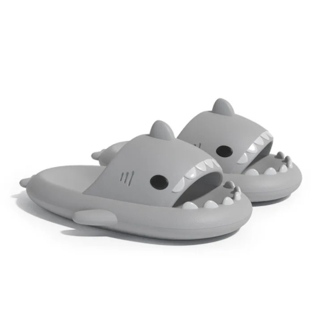 Джапанки с форма на акула "Sharks Grey"