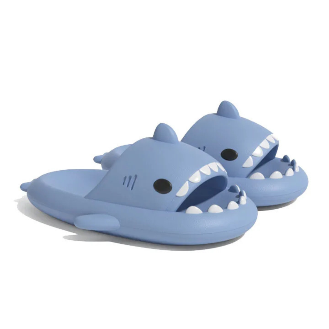 Джапанки с форма на акула "Sharks Blue"