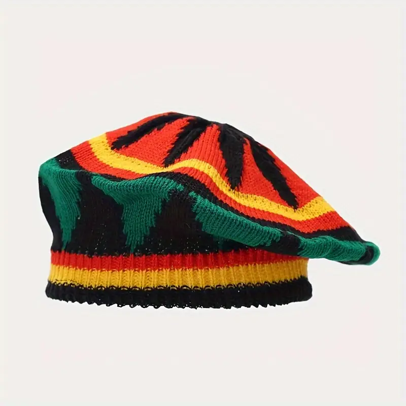 Зимна шапка тип барета "Rastafarian"