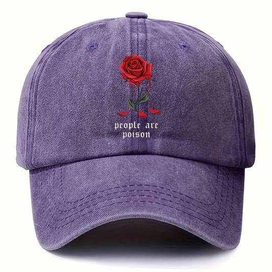 Шапка с козирка "Toxic Rose"