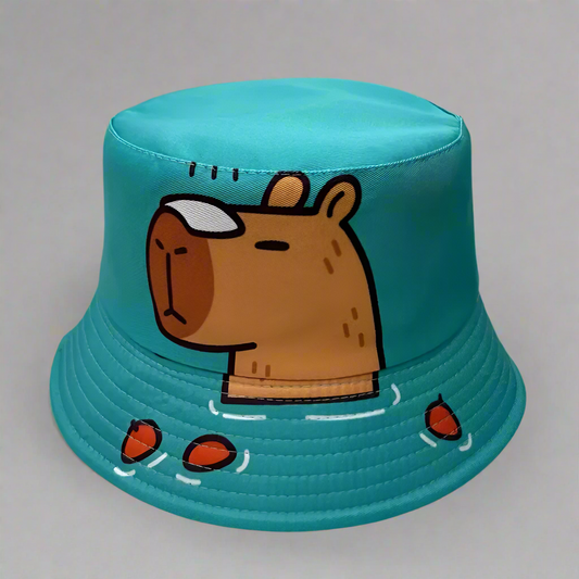 Шапка тип идиотка "Chill Capybara"