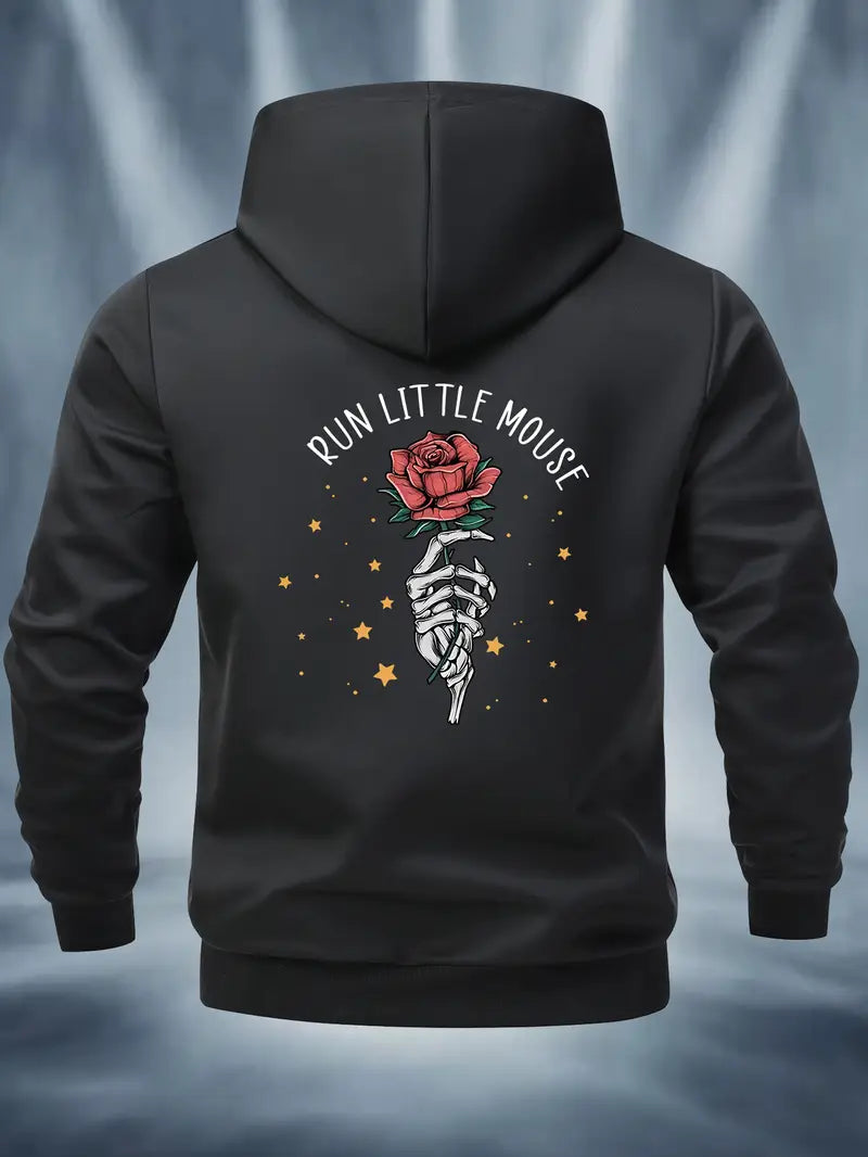Суитшърт "Run Little Mouse – Rose & Bones Edition"
