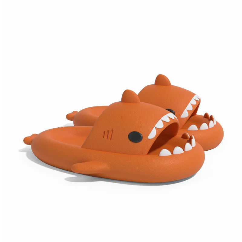 Джапанки с форма на акула "Sharks Orange"