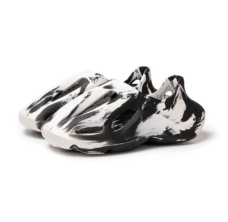 Джапанки "Sandals Black / White Mix"