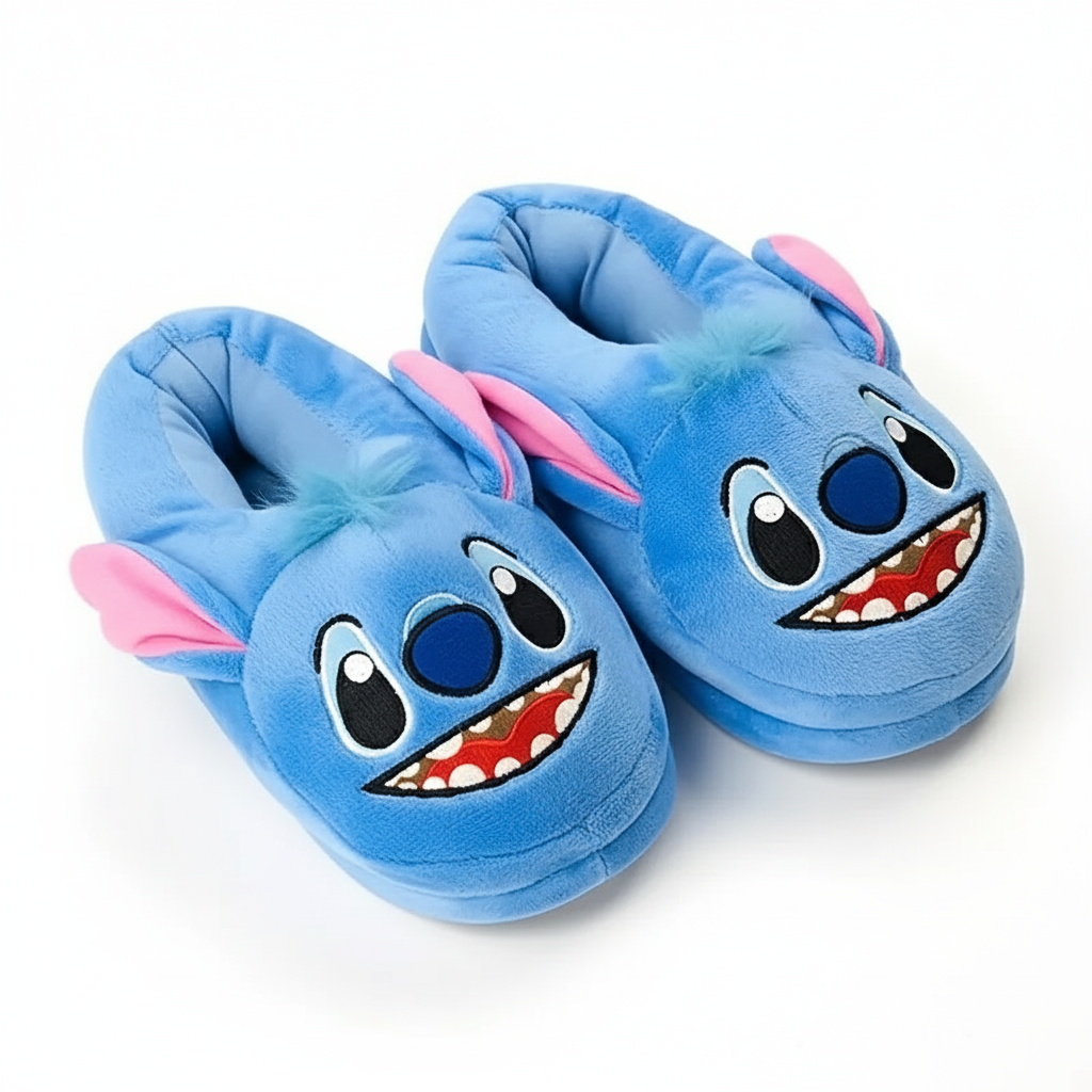 Плюшени пантофи "Stitch"