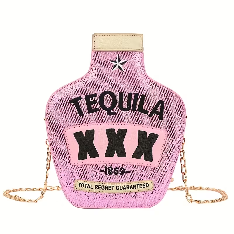 Чанта за рамо "Pink Tequila Party"