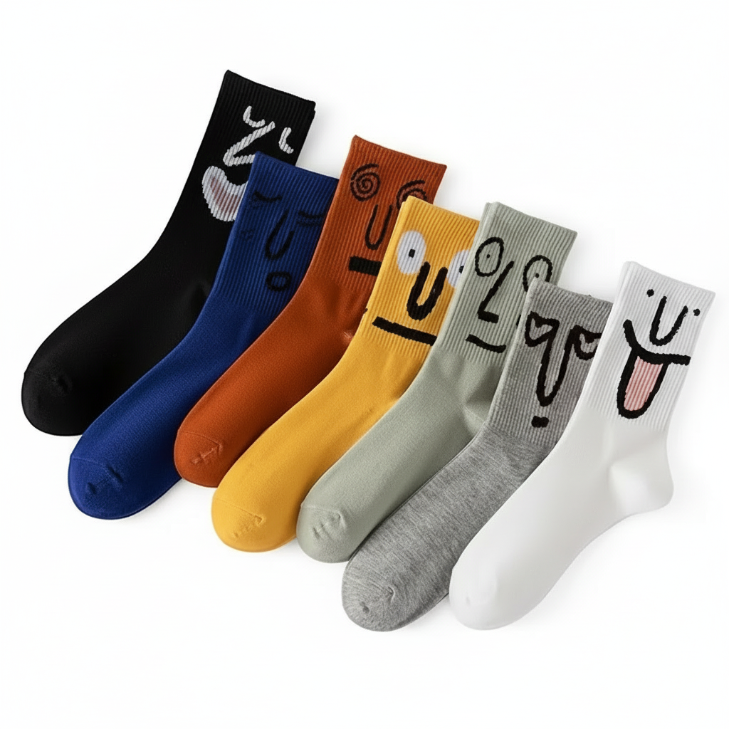 Цветни Чорапи “Funny Faces”