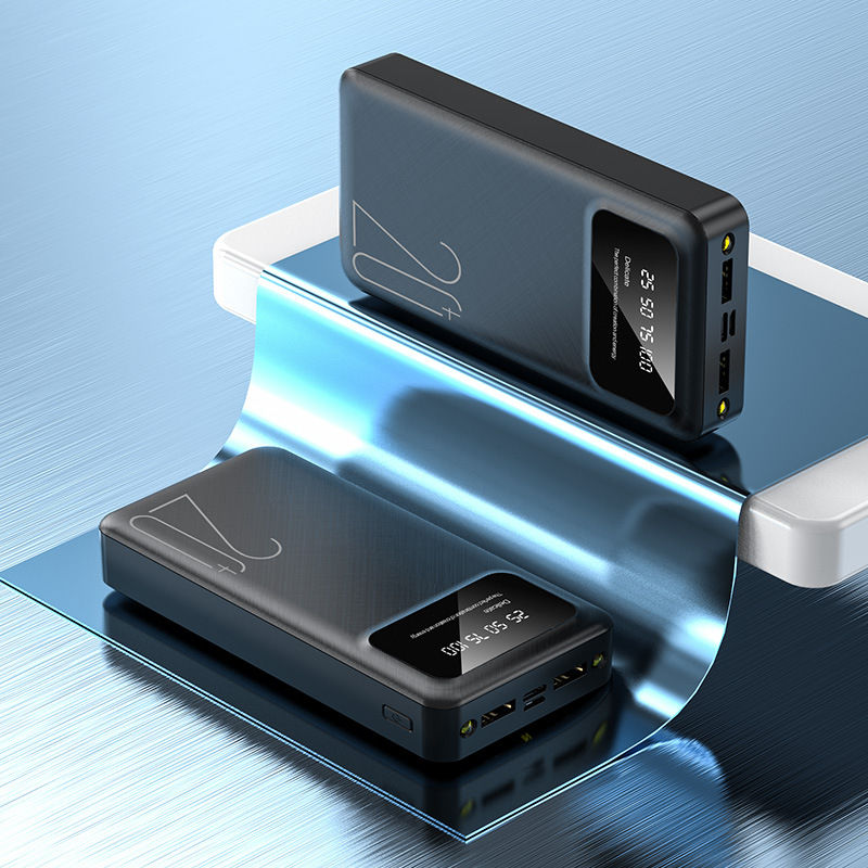 Преносима батерия с дисплей и бързо зареждане 20000mAh