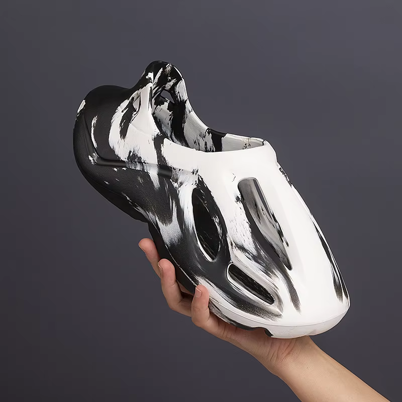 Джапанки "Sandals Black / White Mix"