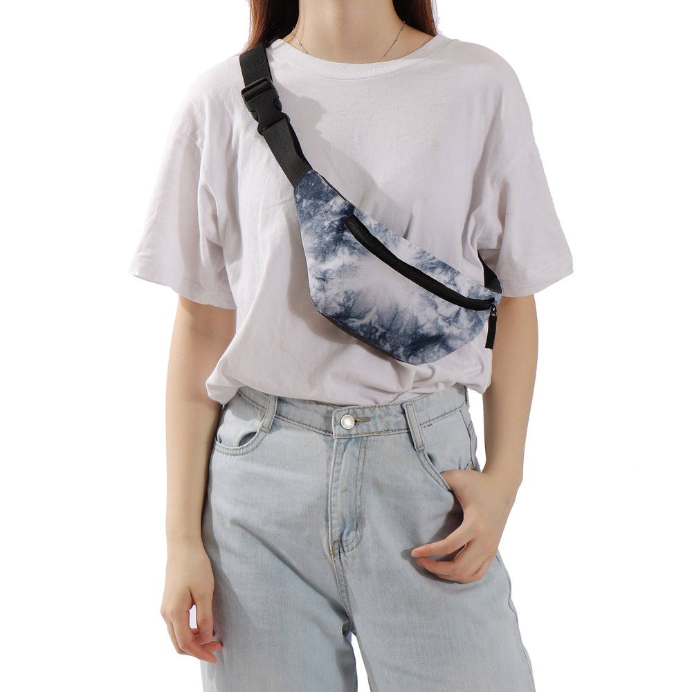 Чанта за кръста "Tie-dye Dark Blue"