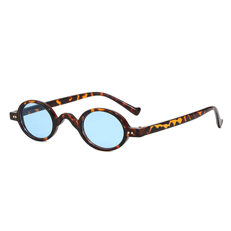 Слънчеви очила "Leopard Print Oval"