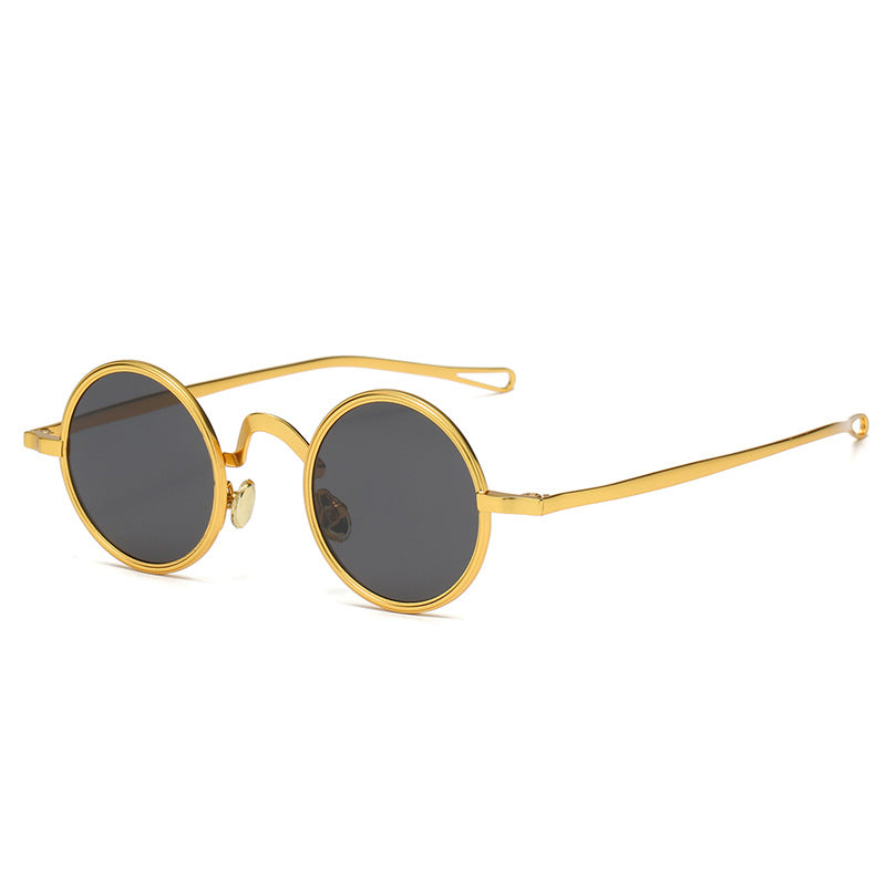 Слънчеви очила "Retro Round Gold"