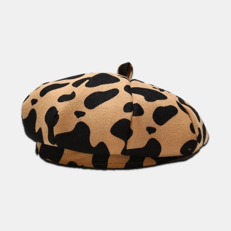 Шапка тип барета "Cow Print"