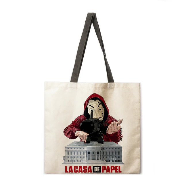 Пазарска чанта "La casa de Papel"