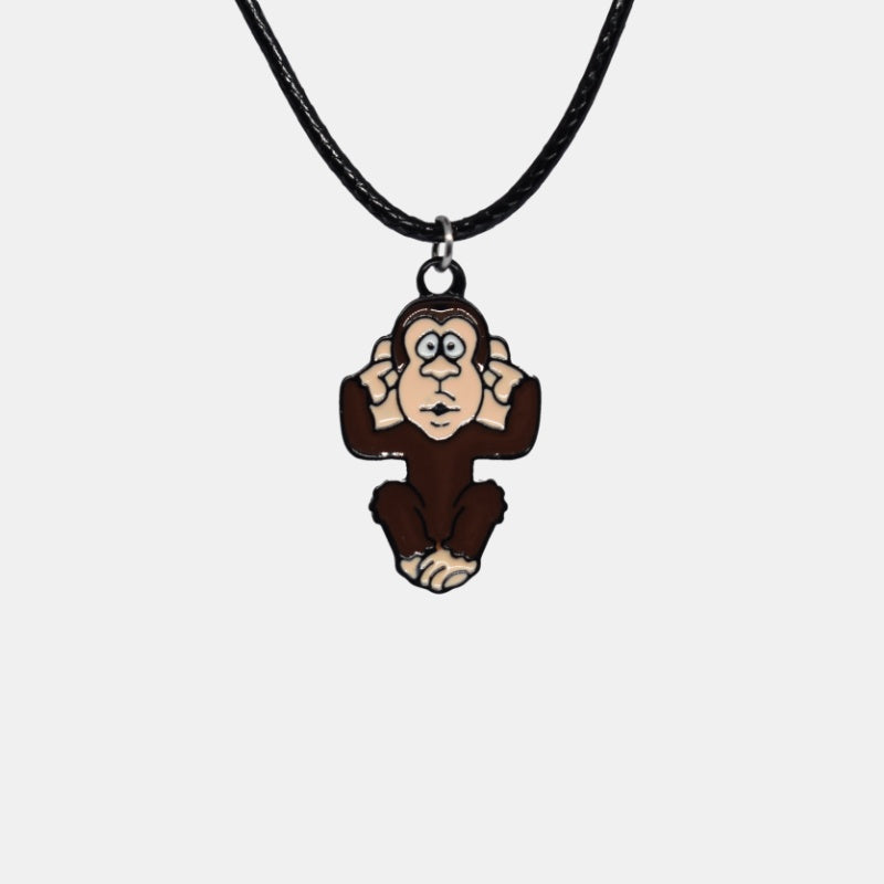 Колие "Three Wise Monkeys