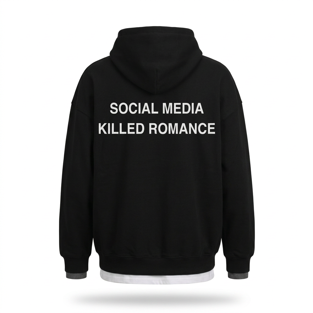 Суитшърт "Social Media Killed Romance“