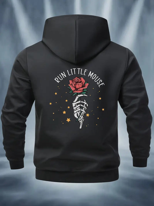 Суитшърт "Run Little Mouse – Rose & Bones Edition"