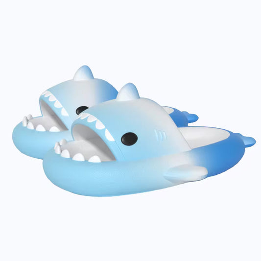 Джапанки с форма на акула "Sharks Overflow Light Blue"