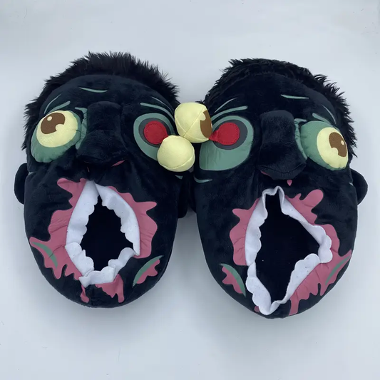 Забавни плюшени пантофи "Zombie Scream"