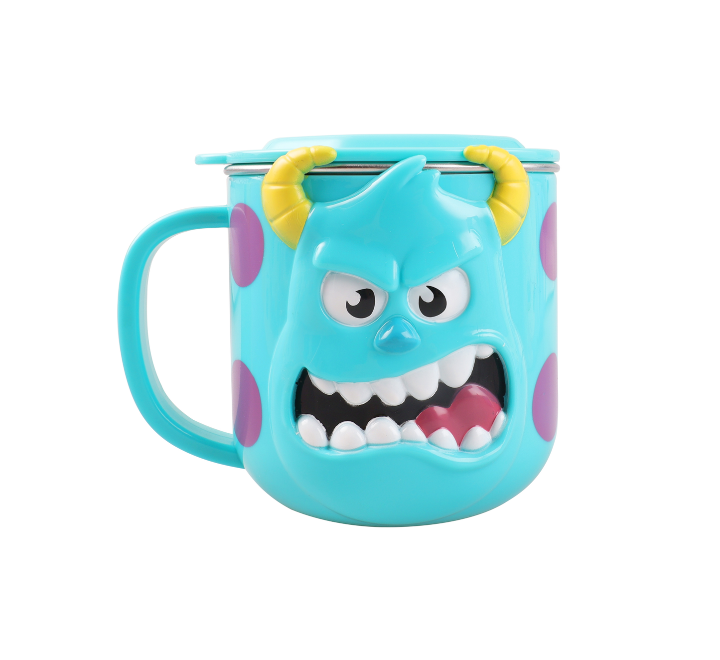 Термочаша „Cute Monster“ – забавна чаша с капак и дръжка