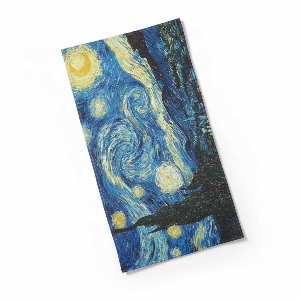 Плажна кърпа "Starry Waves Art"