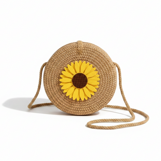 Плетена чанта Sunflower Bloom