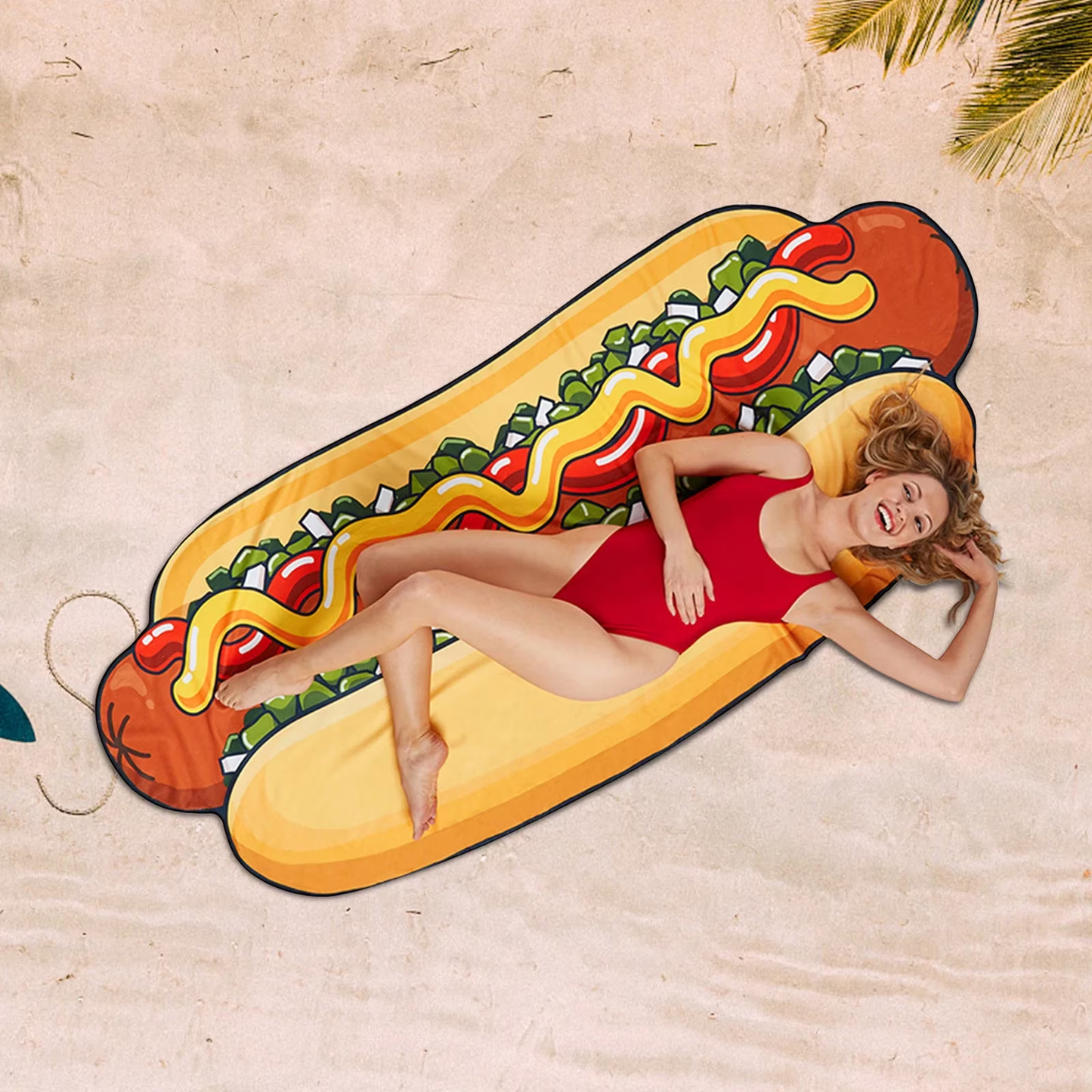 Плажна кърпа "Hot Dog"