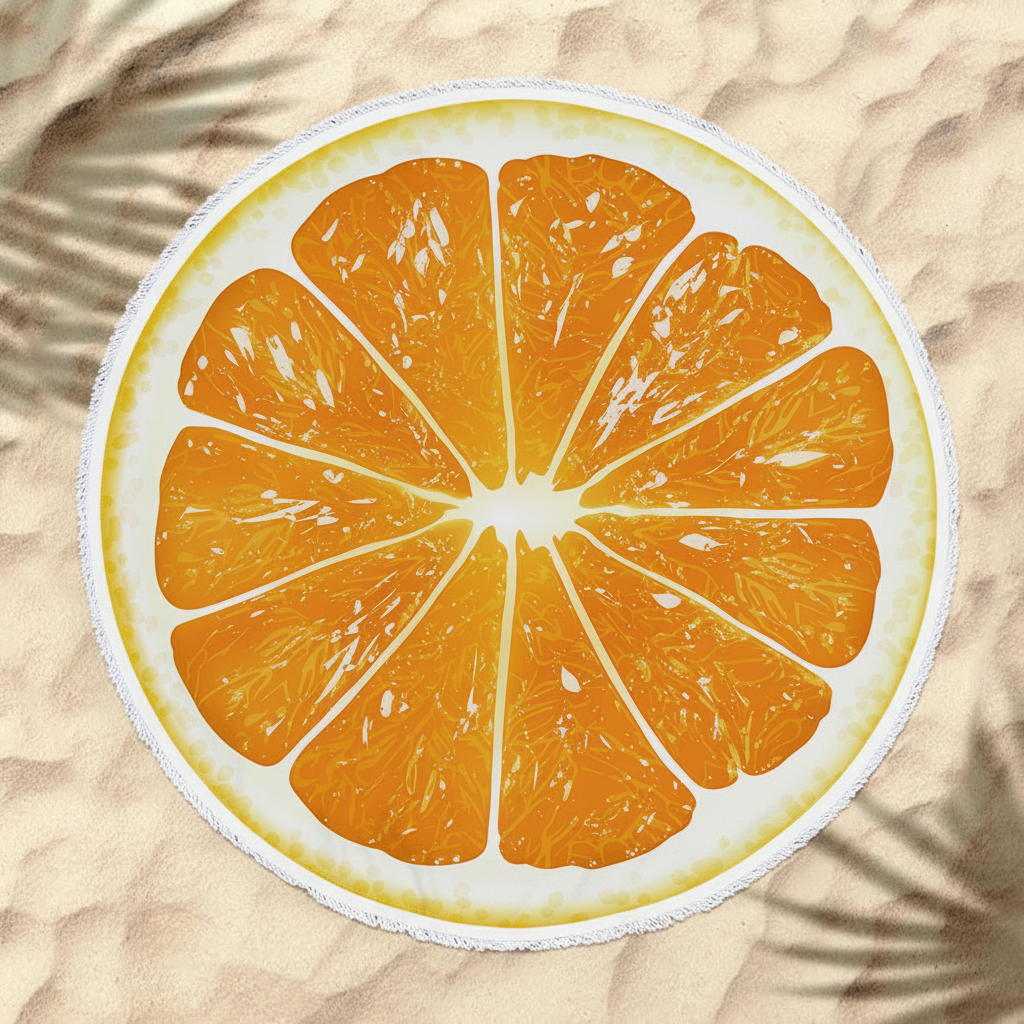 Плажна кърпа „Orange Summer“