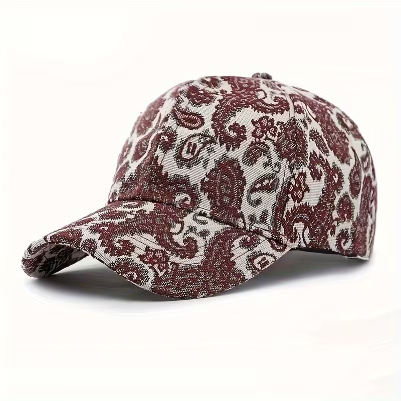 Шапка с козирка "Vintage Paisley"