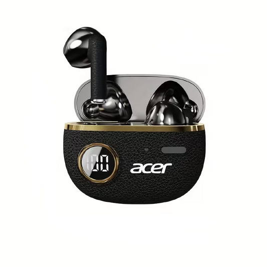 Безжични Bluetooth слушалки Acer с LED дисплей и компактна зарядна кутия1
