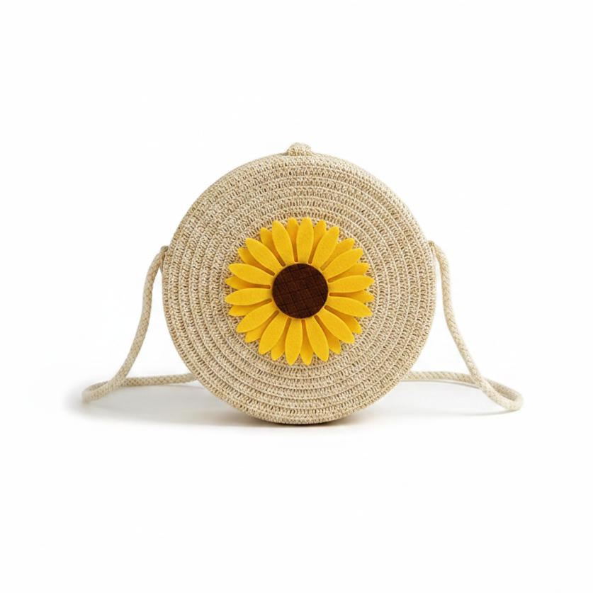 Плетена чанта Sunflower Bloom