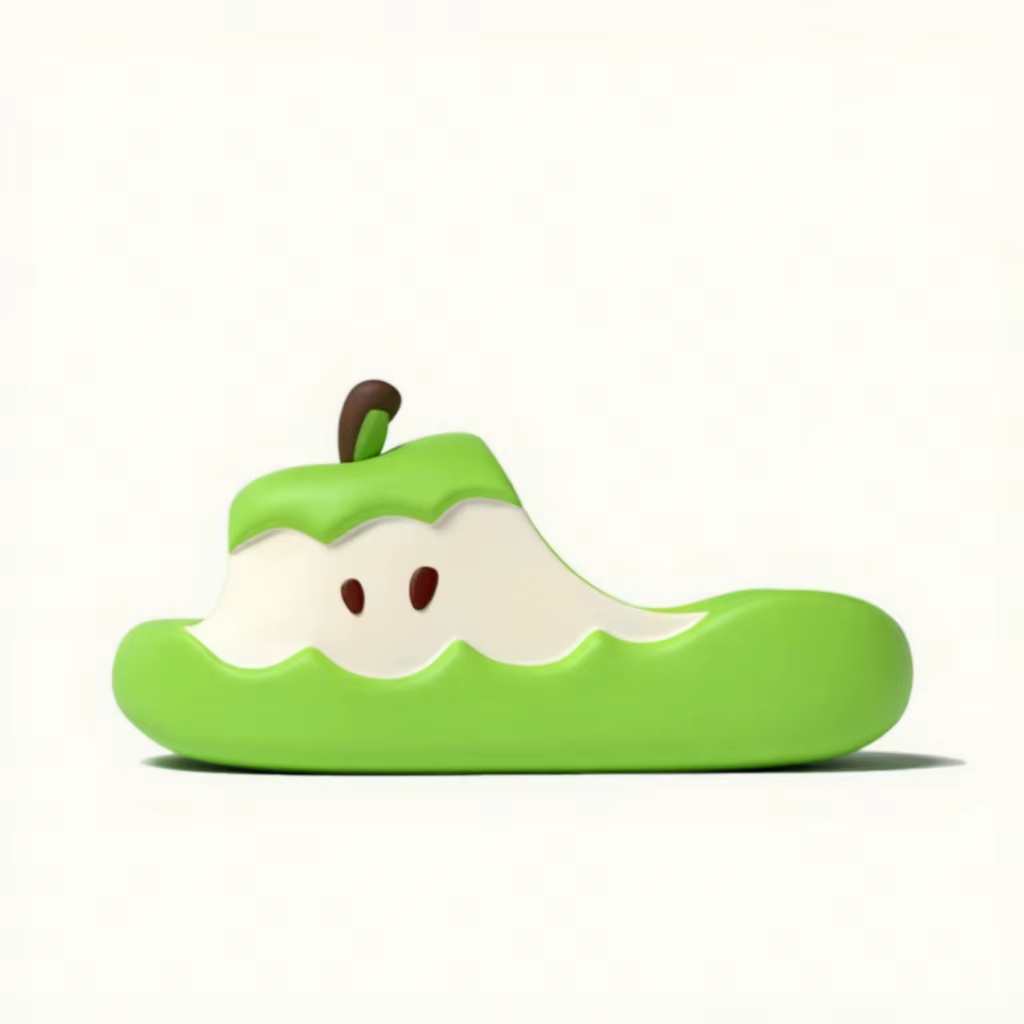 Джапанки с формата на ябълка "Apple Step Green"