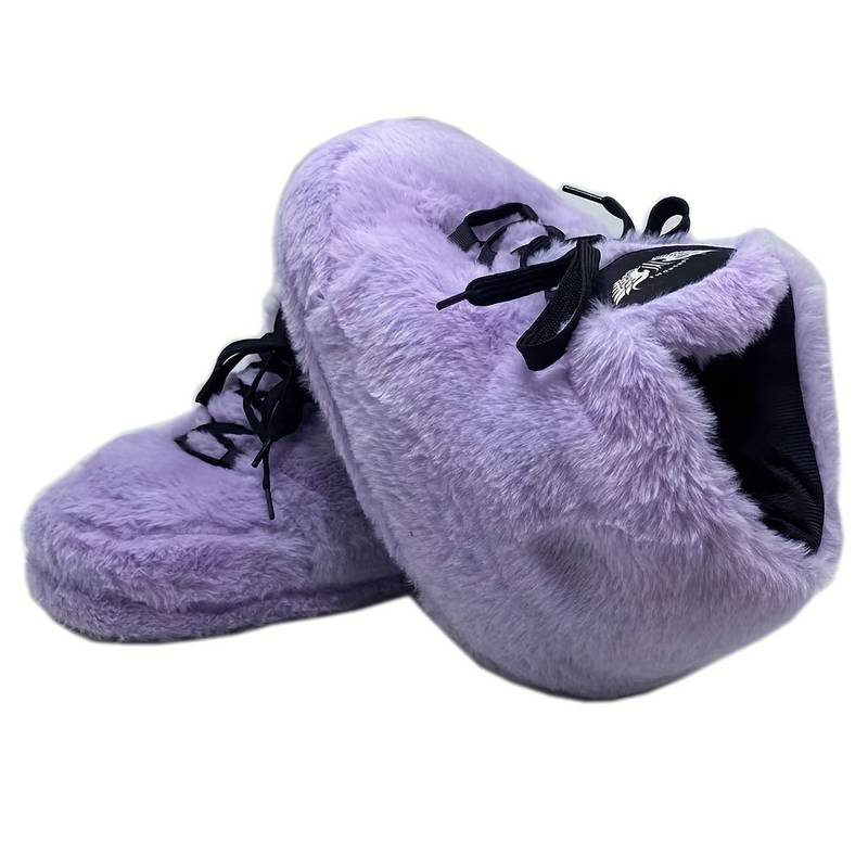 Ултра меки плюшени пантофи тип кецове "Fluffy Steps"