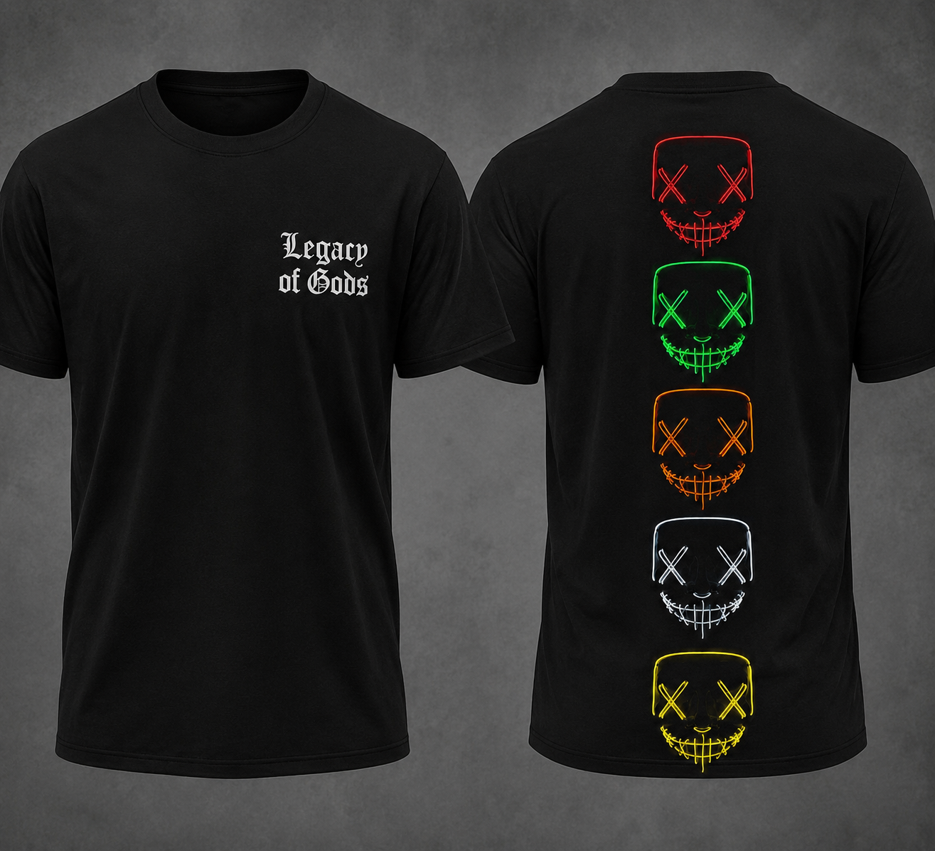 Тениска "Legacy of Gods-Masks Collection"