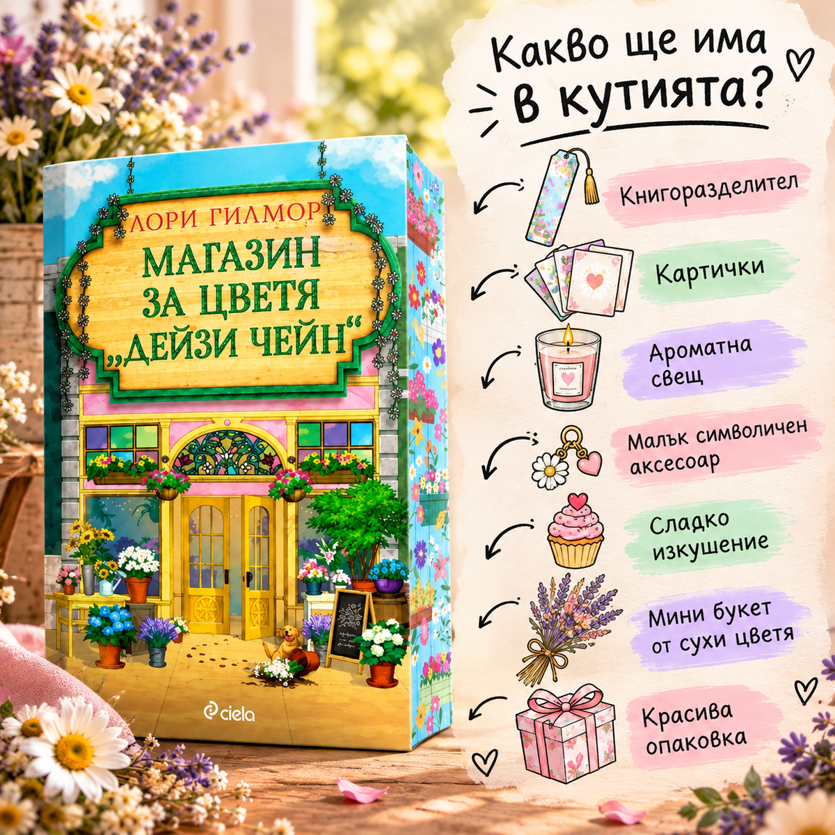 Кутия "Магазин за цветя"Дейзи Чейн"
