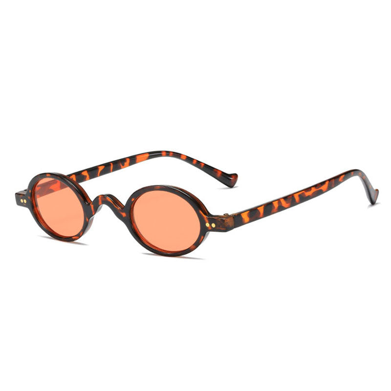 Слънчеви очила "Leopard Print Oval"