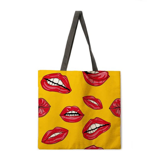 Пазарска чанта "Lips"