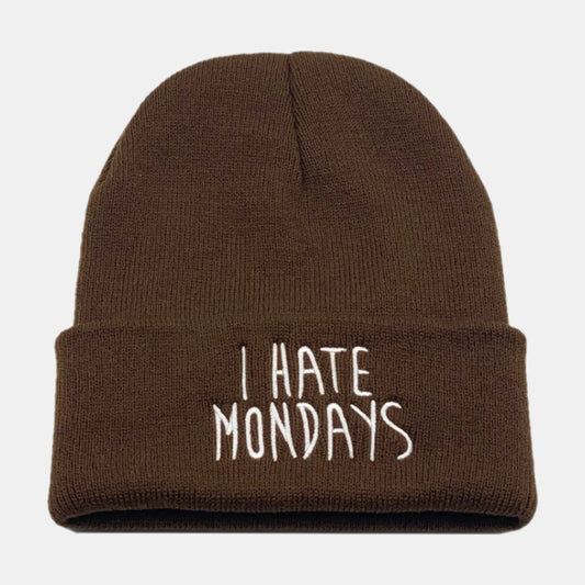 Зимна шапка "I Hate Mondays"