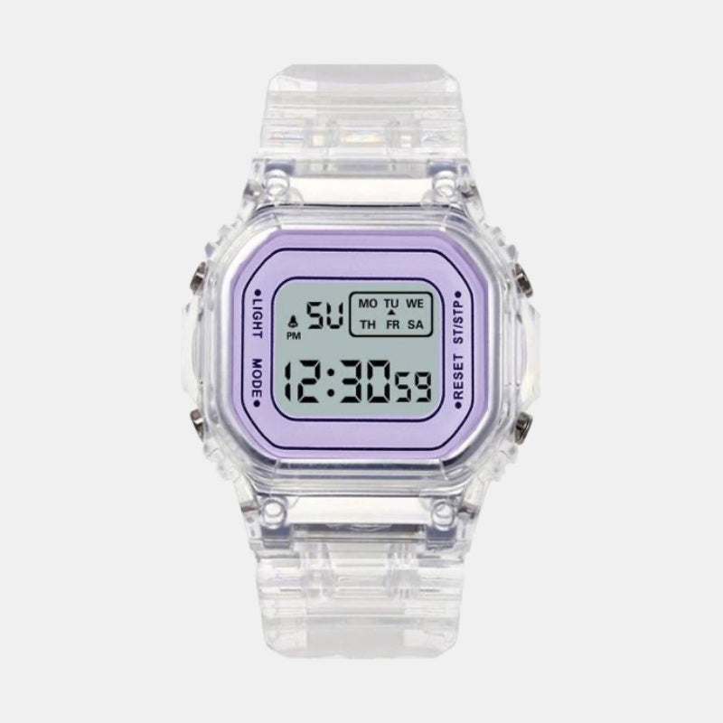 Часовник "Тransparent Purple"