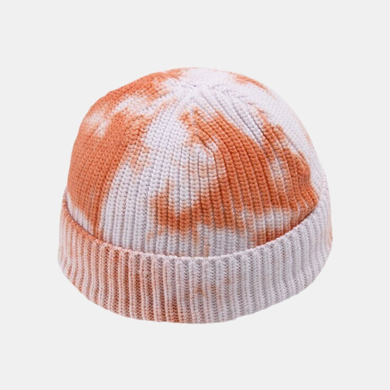 Зимна шапка "Tie-dye Orange"