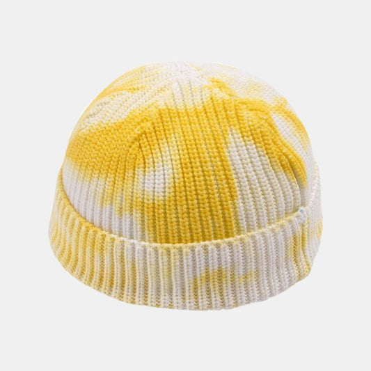 Зимна шапка "Tie-dye Yellow"